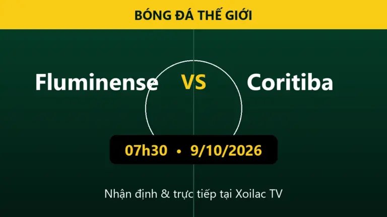 Nhận định Fluminense vs Coritiba 07h30 ngày 9/10/2026